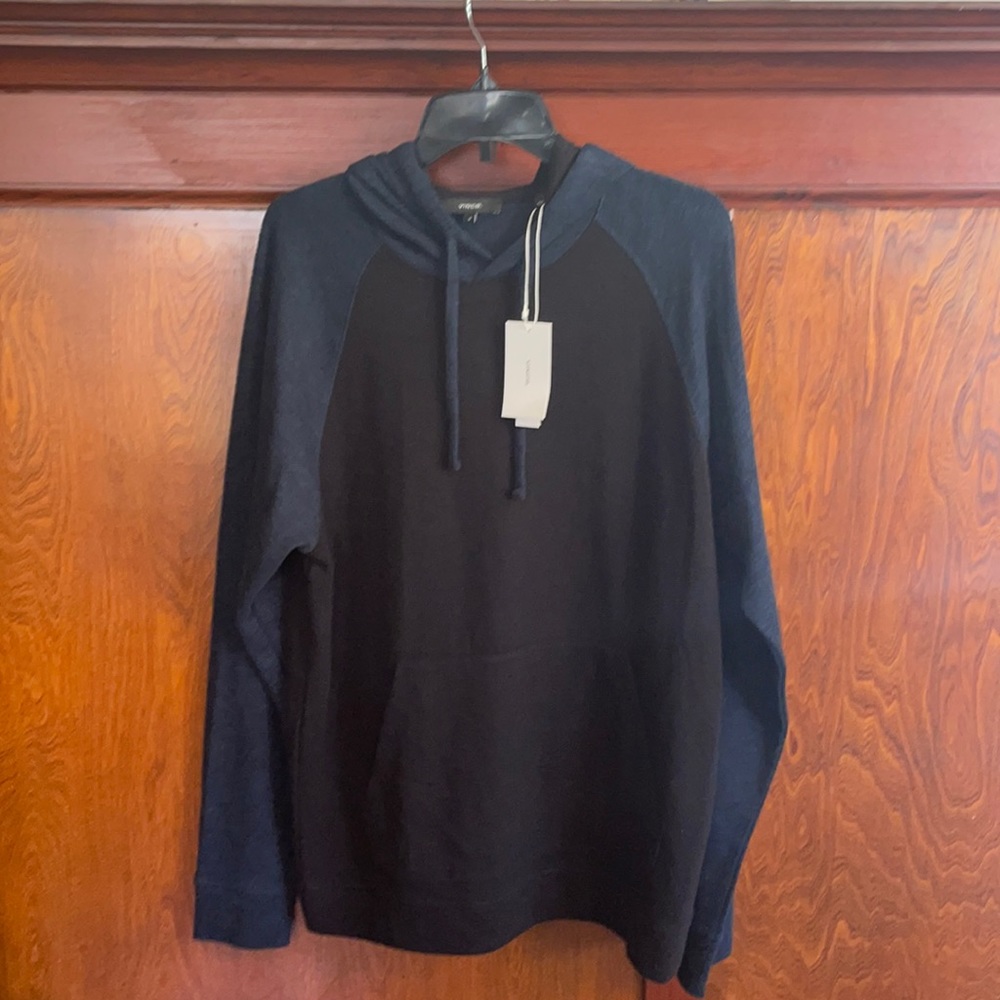 NWT Vince Two tone Hoodie Size M